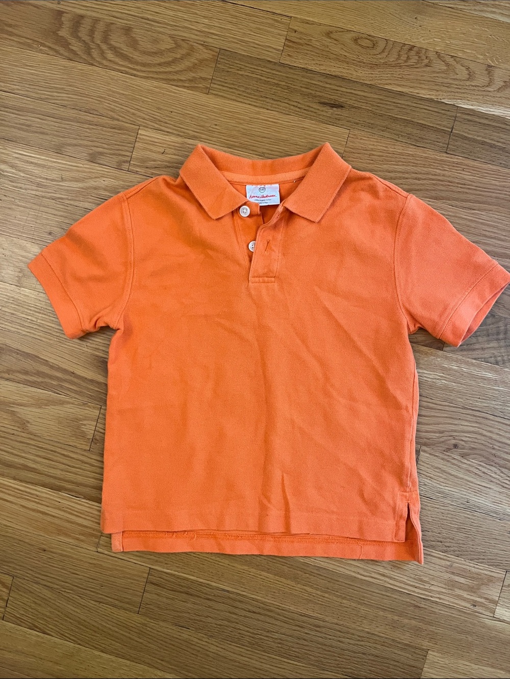 Hanna Andersson Bright Orange Polo Top